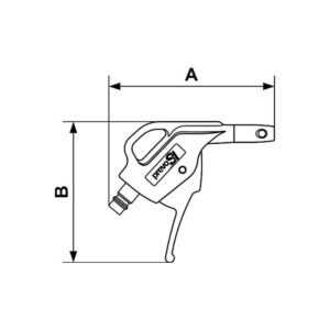 Permarind - Pistola de Sopro com Bico Plástico Modelo EBG07OSH