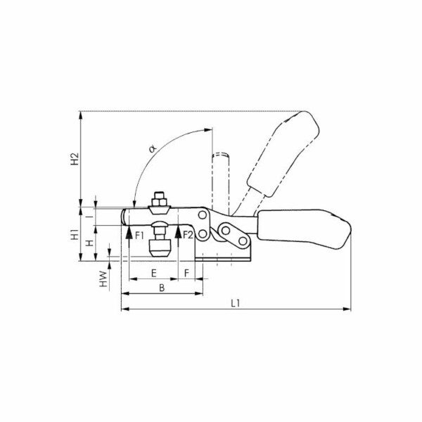 Permarind - Grampo de Fixação Manual Horizontal Modelo 6830