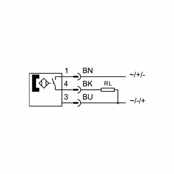 Permarind - Sensor Magnético de Proximidade Modelo: SME-10M-DS-24V-E-0,3-L-M8D