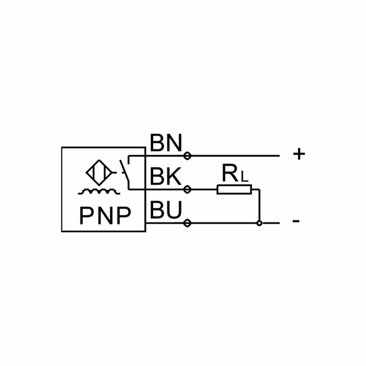 Permarind – Sensor Indutivo de Proximidade Modelo: SIEN-M8B-PS-K-L