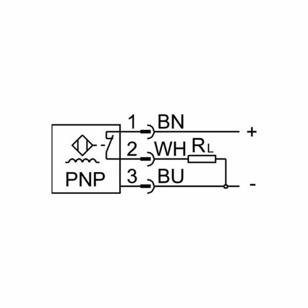 Permarind - Sensor Indutivo de Proximidade Modelo: SIEH-M18B-PO-S-L